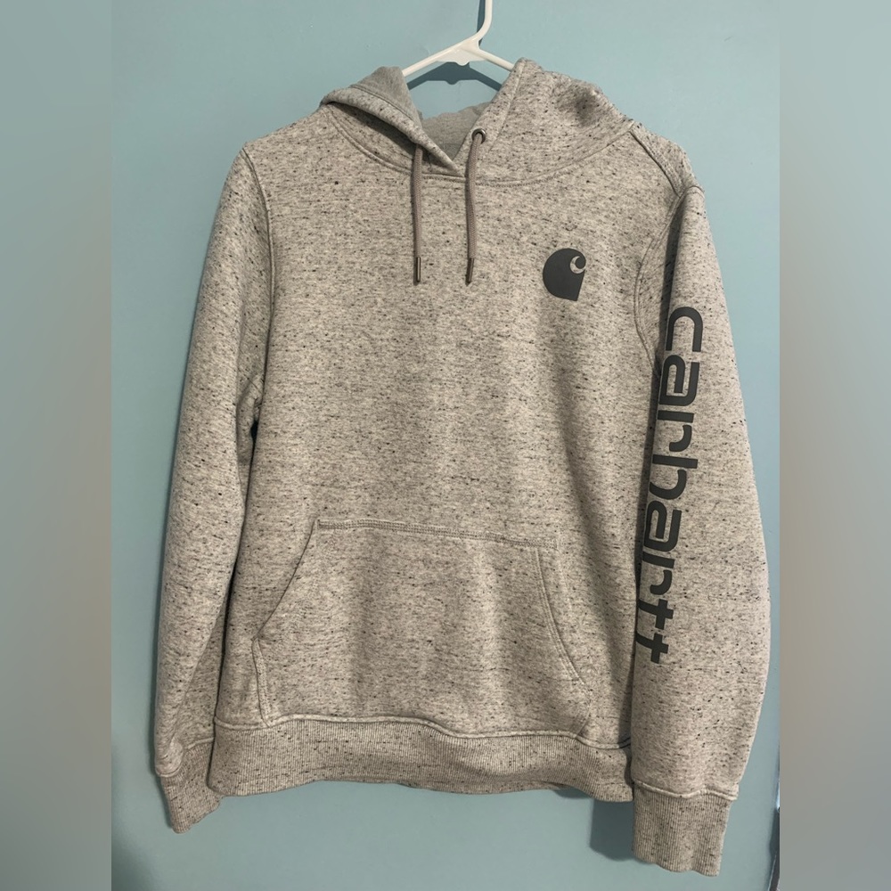 Carhartt - Womens Large White/Gray Hoodie